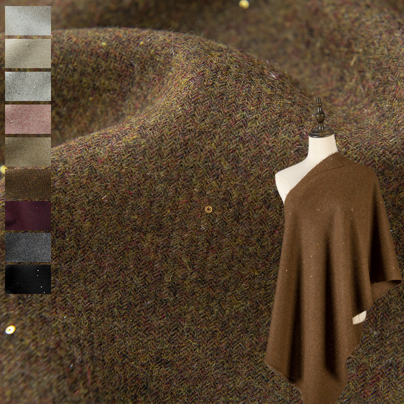 Ткань из смесовой шерсти с пай – обзор и цена Sewing Tweed Fabric