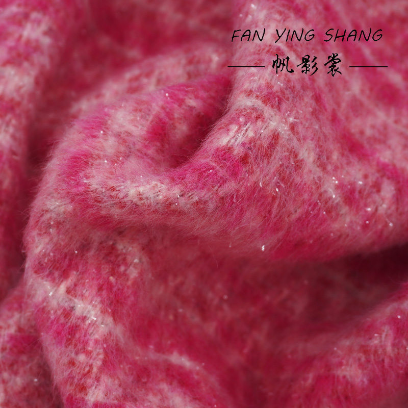 2025 Новая мода розово-розовог – обзор и цена Sewing Tweed Fabric