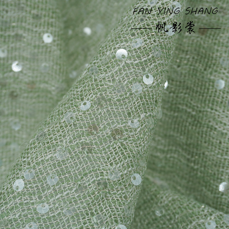Светло-зеленая твидовая ткань  – обзор и цена Sewing Tweed Fabric