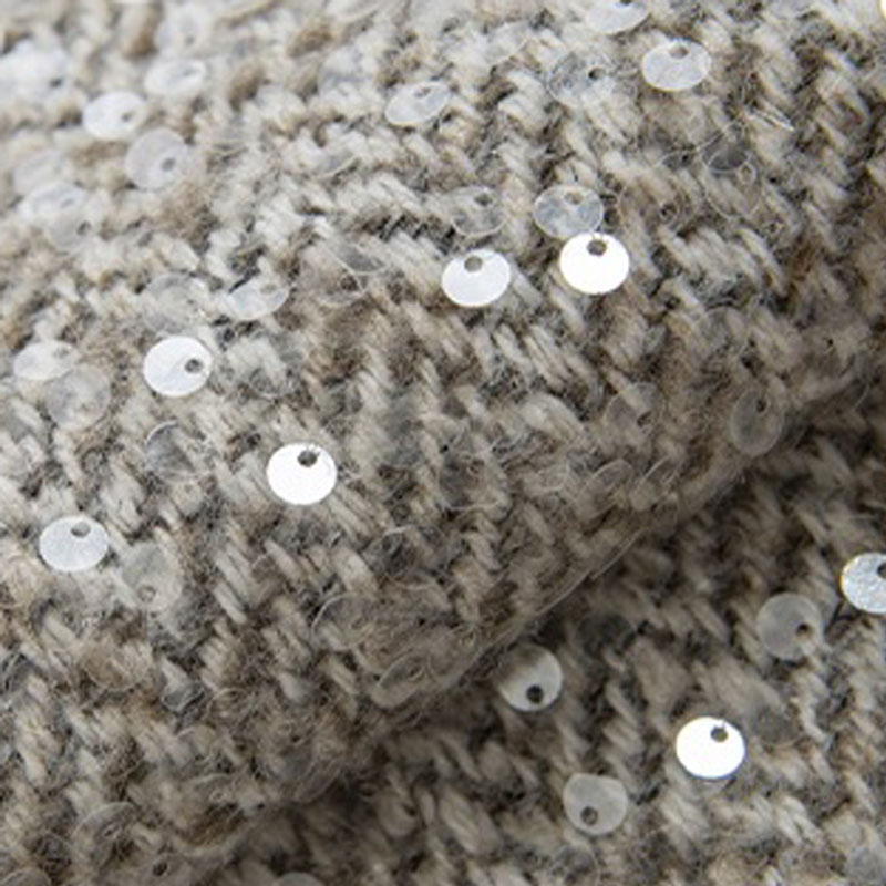 Светло-серый с блестками, окра – обзор и цена Sewing Tweed Fabric